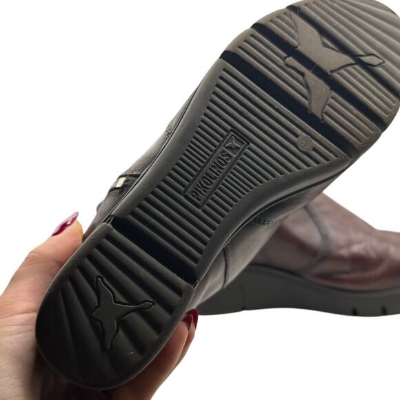 PIKOLINOS Balerma Women's Zip Up Wedge Boot Size 37/6.5 - Picture 5 of 8